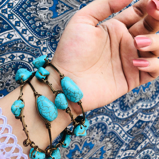 Vintage Turquoise Bangle